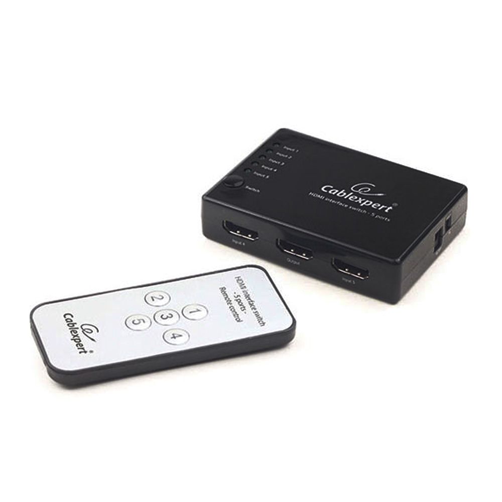 CABLEXPERT HDMI INTERFACE SWITCH 5 PORTS