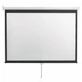 SBOX  MANUAL PROJECTOR SCREEN 240x180 CM 120'