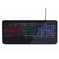 GEMBIRD SLIM RAINBOW BACKLIGHT MULTIMEDIA KEYBOARD US LAYOUT BLACK