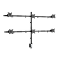 SBOX TABLE STAND FOR 6 MONITORS 17'-32' VESA 100x100 MAX