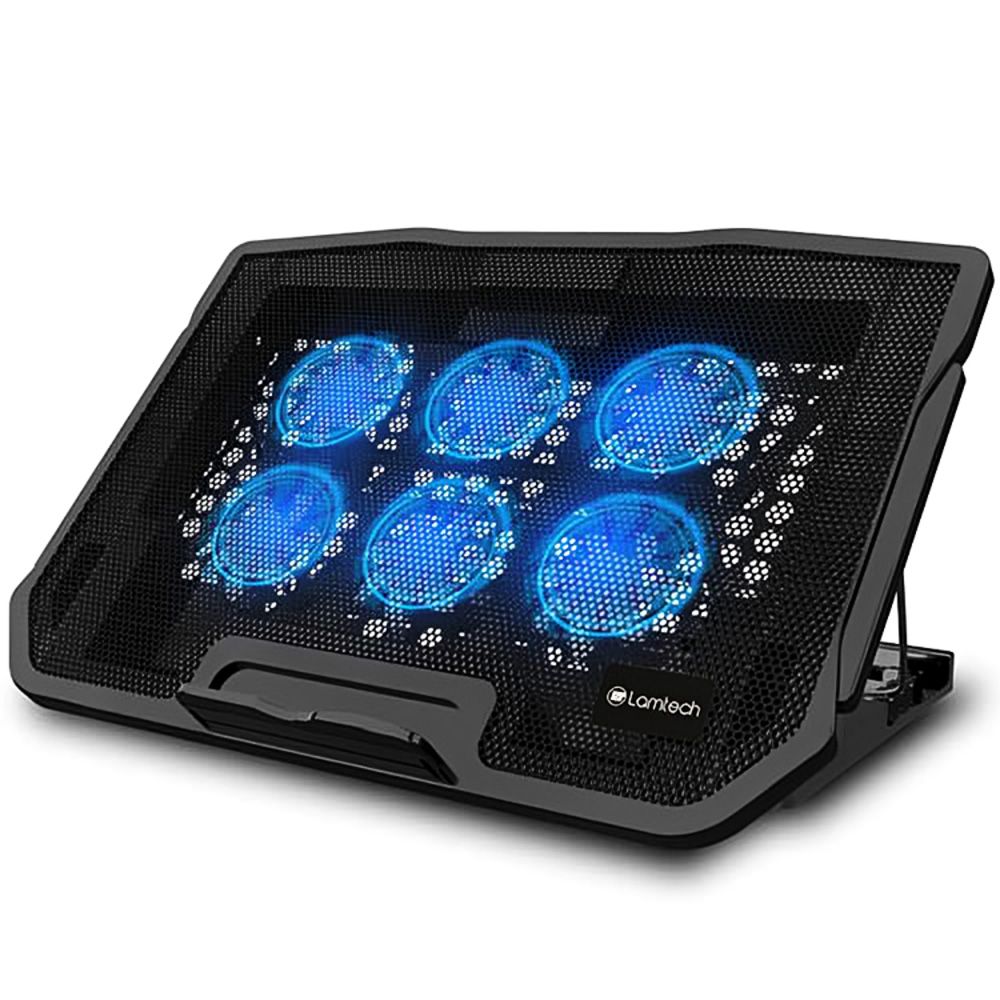 LAMTECH LAPTOP COOLING FLEXI STAND 6 FANS