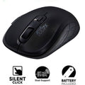 ALCATROZ SILENT AIRMOUSE DUO 7X WIRELESS/BT MOUSE BLACK