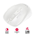 ALCATROZ SILENT AIRMOUSE DUO 7X WIRELESS/BT MOUSE WHITE