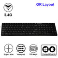 LAMTECH 2.4G WIRELESS FULL SIZE  KEYBOARD 105 KEYS GR LAYOUT BLACK