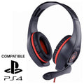 GEMBIRD GAMING HEADSET WITH VOLUME CONTROL PC/PS4 RED-BLACK