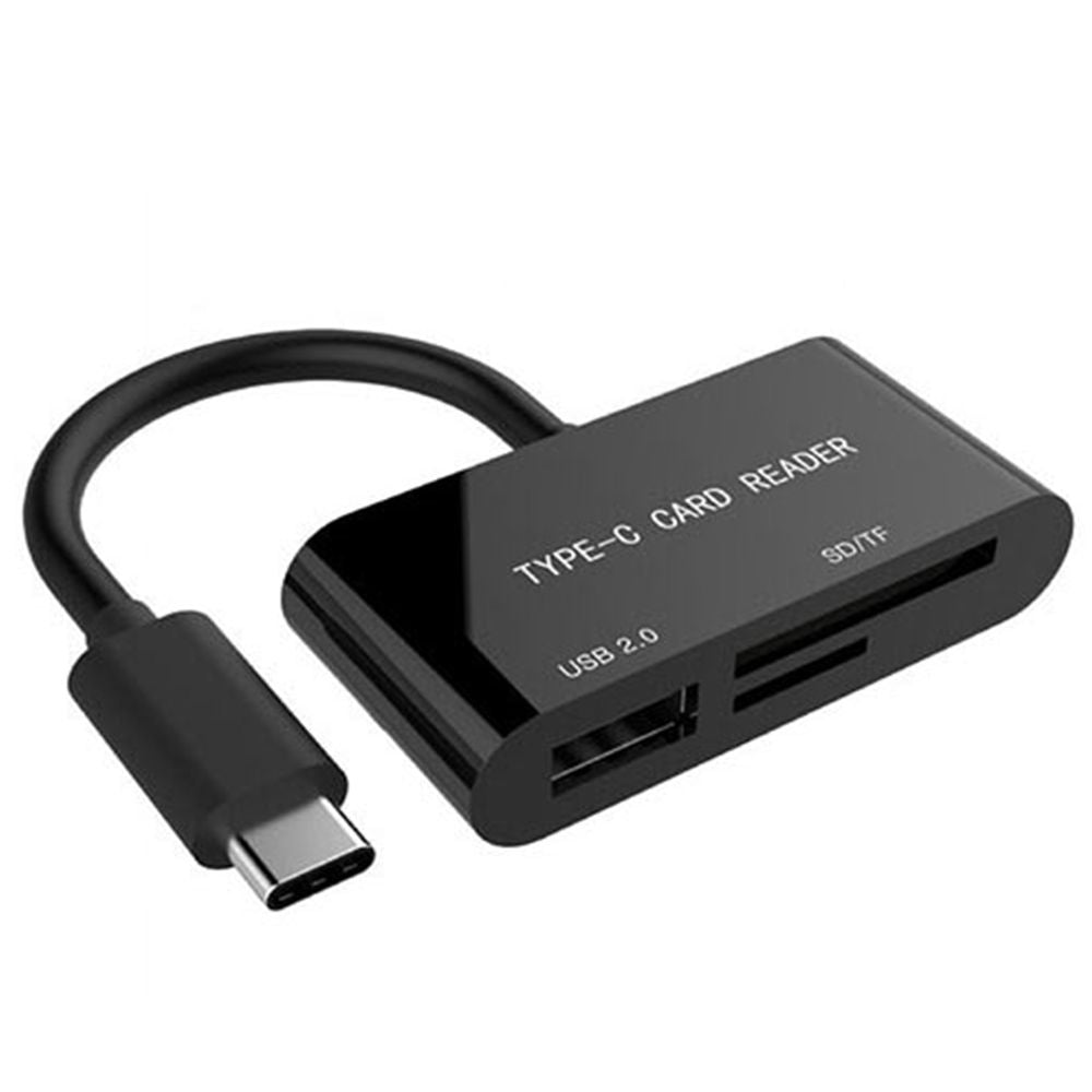 GEMBIRD COMPACT USB TYPE-C SDXC COMBO CARD READER BLACK
