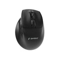GEMBIRD TRIPLE-MODE 9-BUTTON WIRELESS ERGONOMIC MOUSE BLACK