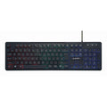 GEMBIRD RAINBOW BACKLIGHT MULTIMEDIA KEYBOARD US LAYOUT BLACK