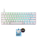 WHITE SHARK MECHANICAL KEYBOARD BLUE SWITCH GK-004221 WHITE