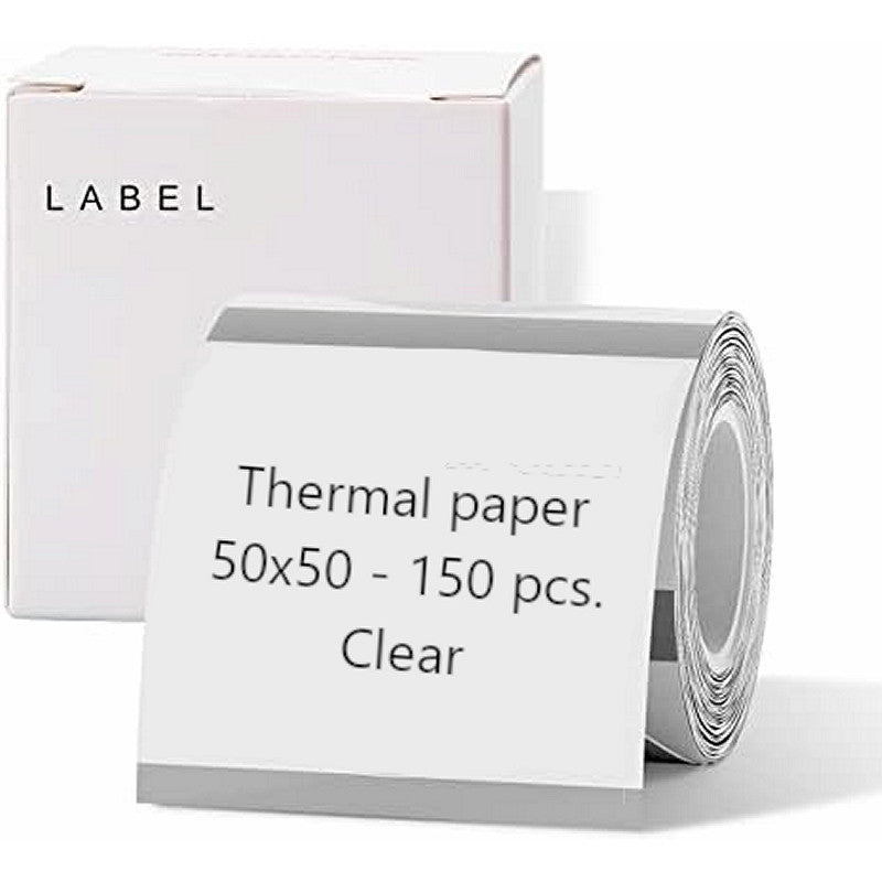 NIIMBOT Thermal Label Paper 50*50-150 Transparent