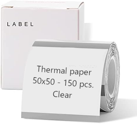 NIIMBOT Thermal Label Paper 50*50-150 Transparent