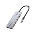 GEMBIRD 4-PORT USB3.2 GEN2 TYPE-C HUB SILVER